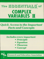 Complex Variables II Essentials