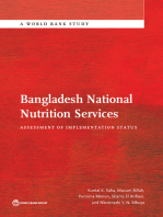 Bangladesh National Nutrition Services: Assessment of Implementation Status