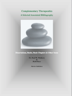 Complementary Therapeutics. A Selected Annotated Bibliography