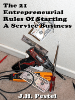 The 21 Entrepreneurial Rules of Starting A Service Business