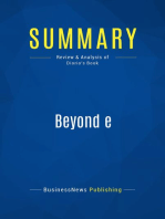 Beyond e (Review and Analysis of Diorio's Book)