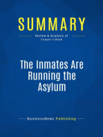 The Inmates Are Running the Asylum (Review and Analysis of Cooper's Book)