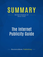 The Internet Publicity Guide (Review and Analysis of Shiva's Book)