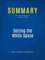 Seizing the White Space (Review and Analysis of Johnson's Book)