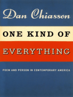 One Kind of Everything: Poem and Person in Contemporary America