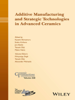 Additive Manufacturing and Strategic Technologies in Advanced Ceramics