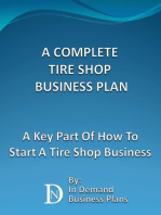 A Complete Tire Shop Business Plan: A Key Part Of How To Start A Tire Shop Business