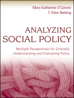 Analyzing Social Policy: Multiple Perspectives for Critically Understanding and Evaluating Policy