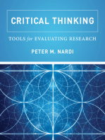 Critical Thinking: Tools for Evaluating Research