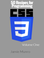 50 Recipes for Programming CSS3