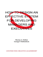 How to Design an Effective System for Developing Managers and Executives