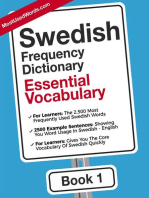 Swedish English Frequency Dictionary - Essential Vocabulary: Swedish, #1