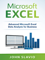 Microsoft Excel: Advanced Microsoft Excel Data Analysis for Business