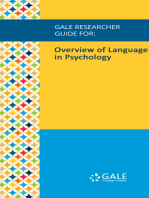 Gale Researcher Guide for: Overview of Language in Psychology