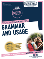 CIVIL SERVICE GRAMMAR AND USAGE: Passbooks Study Guide