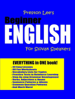 Preston Lee's Beginner English For Slovak Speakers