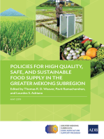 Policies for High Quality, Safe, and Sustainable Food Supply in the Greater Mekong Subregion