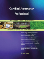 Certified Automation Professional A Complete Guide - 2020 Edition