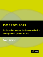 ISO 22301: 2019 - An introduction to a business continuity management system (BCMS)