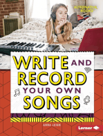 Write and Record Your Own Songs