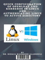 Quick Configuration of Openldap and Kerberos in Linux and Authenicating Linux to Active Directory