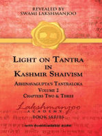 Light on Tantra in Kashmir Shaivism - Volume 2: Chapters Two and Three of Abhinavagupta's Tantraloka