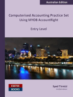 Computerised Accounting Practice Set Using MYOB AccountRight - Entry Level: Australian Edition