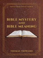 Bible Mystery and Bible Meaning