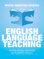 English Language Teaching: a Political Factor in Puerto Rico?