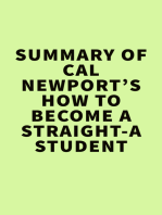 Summary of Cal Newport’s How to Become a Straight-A Student