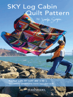 SKY Log Cabin: Quilt Pattern by Jennifer Sampou