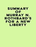 Summary of Murray N. Rothbard's For a New Liberty