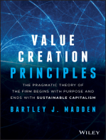 Value Creation Principles: The Pragmatic Theory of the Firm Begins with Purpose and Ends with Sustainable Capitalism