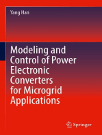 Modeling and Control of Power Electronic Converters for Microgrid Applications