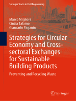 Strategies for Circular Economy and Cross-sectoral Exchanges for Sustainable Building Products: Preventing and Recycling Waste