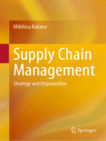 Supply Chain Management: Strategy and Organization