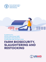 Guidelines for African Swine Fever (ASF) prevention and Control in Smallholder Pig Farming in Asia: Farm Biosecurity, Slaughtering and Restocking