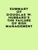 Summary of Douglas W. Hubbard's The Failure of Risk Management