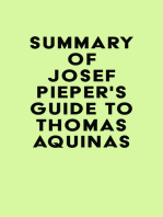 Summary of Josef Pieper's Guide to Thomas Aquinas