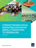 Strengthening Fiscal Decentralization in Nepal’s Transition to Federalism