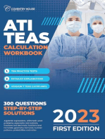 ATI TEAS Calculation Workbook: 300 Questions to Prepare for the TEAS (2024 Edition)