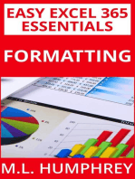 Excel 365 Formatting: Easy Excel 365 Essentials, #1