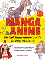 Manga & Anime Digital Illustration Guide: A Handbook for Beginners (with over 650 illustrations)