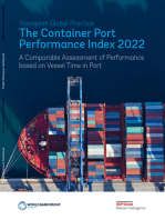 Container Port Performance Index 2022: A Comparable Assessment of Performance Based on Vessel Time in Port