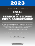 2023 California Peace Officers' Legal and Search and Seizure Field Source Guide