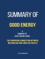 Summary of Good Energy by Casey Means:The Surprising Connection Between Metabolism and Limitless Health