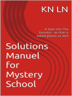 Solutions Manuel for Mystery School