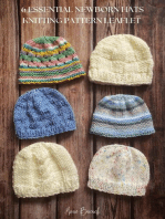 6 Essential Newborn Hats Knitting Pattern Leaflet