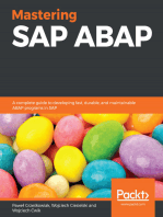 Mastering SAP ABAP: A complete guide to developing fast, durable, and maintainable ABAP programs in SAP