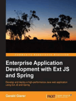 Enterprise Application Development with Ext JS and Spring: Designed for intermediate developers, this superb tutorial will lead you step by step through the process of developing enterprise web applications combining two leading-edge frameworks. Take a big leap forward in easy stages.